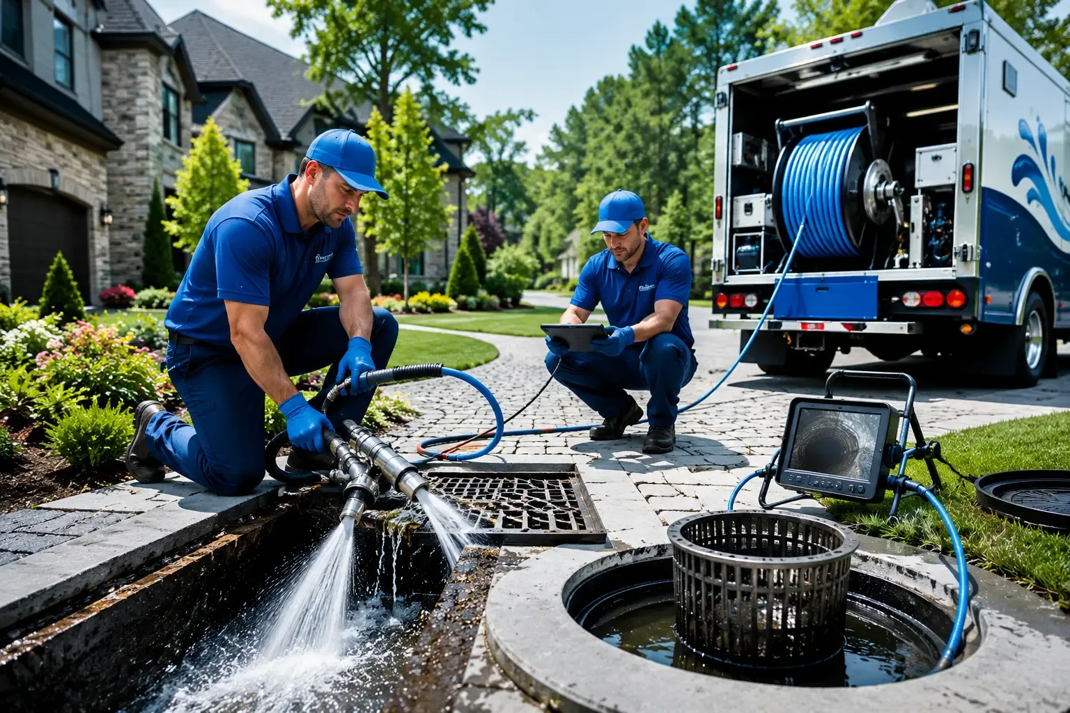 Local outdoor drain cleaning professionals in Round Top, TX