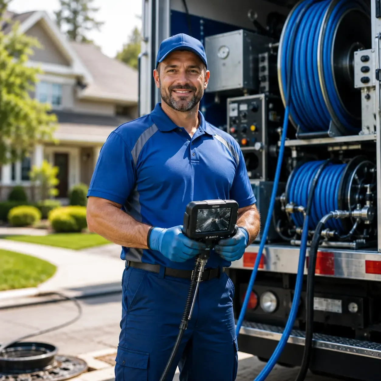 Local outdoor drain cleaning specialists in Round Top, TX